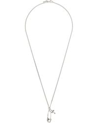 Emanuele Bicocchi - Pin & Cross Pendant Necklace - Lyst