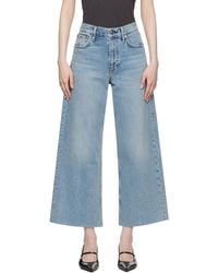 Rag & Bone ブルー Marina ワイドレッグジーンズ ブルー | Lyst
