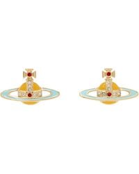 Vivienne Westwood - Small Neo Bas Relief Earrings - Lyst