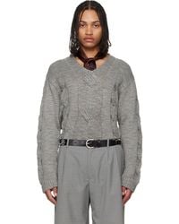 Our Legacy - Link V-Neck Sweater - Lyst