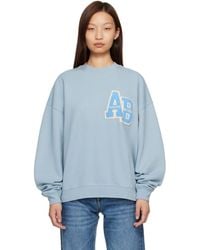 Anine Bing - Miles Oversized Letterman Sweatshirt - Lyst