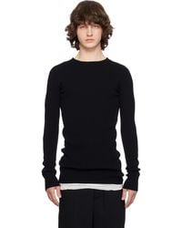 Rick Owens - Temple Ribbed Round Neck Sweater - Lyst
