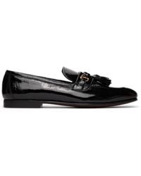 Tom Ford Patent Sean Tassel Loafers - Black