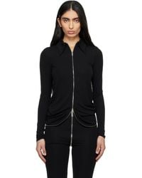 Alexander Wang - Draped Back Zip Shirt - Lyst