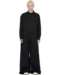 Rick Owens Tommy Flightsuit Jumpsuit in Black for Men | Lyst UK