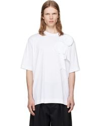 Simone Rocha - Ruffle Rosette Boxy T-Shirt - Lyst