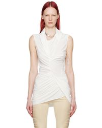 Rick Owens - Off- Magnetic Tank Top - Lyst