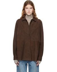 TOTEME - Soft Suede Jacket - Lyst