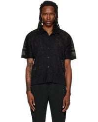 Homme Plissé Issey Miyake - Lace Grid Pleats Shirt - Lyst