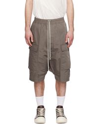 Rick Owens - Temple Pods Cargo Shorts - Lyst