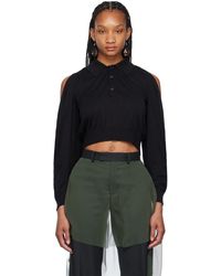 Undercover - Cutout Polo - Lyst