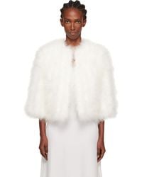 Yves Salomon - Short Feather Jacket - Lyst