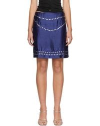 GIMAGUAS - Claude Jewel Midi Skirt - Lyst
