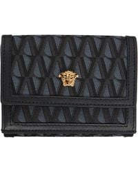 Versace - 'La Medusa' V Jacquard Wallet - Lyst