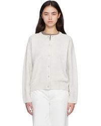 Loulou de Saison - Aidar Lds Wool Cashmere Cardigan - Lyst