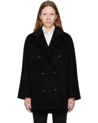 Max Mara Radice コート ブラック | Lyst