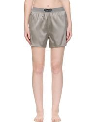 Tom Ford - Stretch Silk Satin Boxer Shorts - Lyst