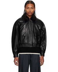 Low Classic - Padded Faux-leather Jacket - Lyst