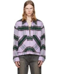 we11done - Check Pattern Jacket - Lyst