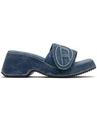 DIESEL - ブルー Sa-Oval D Pf W ヒールサンダル - Lyst