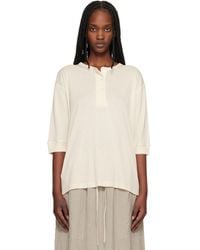 Studio Nicholson - Lorem Jersey Henley - Lyst
