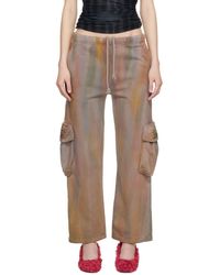 Collina Strada - Hand-Dyed Cargo Sweatpants - Lyst