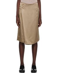 6397 - Jupe Midi Portefeuille - Lyst