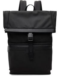BOSS - Canvas Flap Backpack - Lyst