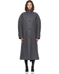 Jil Sander - Double Wool Coat - Lyst