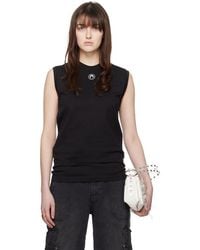 Marine Serre - Crescent Moon-embroidered Tank Top - Lyst
