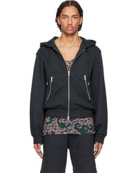 Dries Van Noten - Loose Zipped Hoodie - Lyst