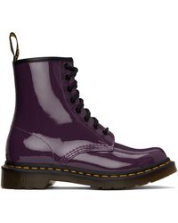 Purple Ankle boots for Women | Lyst