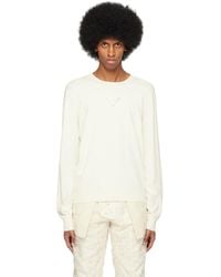Craig Green - Craig Off- Eyelet Sweater - Lyst