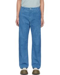 Bottega Veneta - Embossed Corduroy Suede Trousers - Lyst