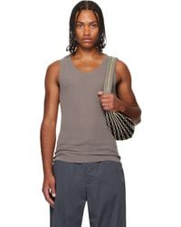 Lemaire - Taupe Debardeur Tank Top - Lyst