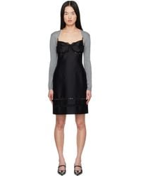 ShuShu/Tong - Double-Bodice Bow Sling Midi Dress - Lyst