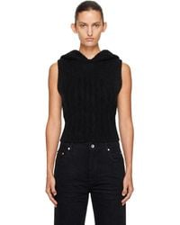 Rick Owens - Tower Cropped Tank Hoodie - Lyst
