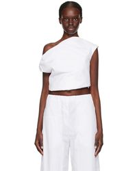 Paris Georgia Basics - T-shirt alice blanc exclusif à ssense - Lyst