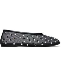 KHAITE - Elegant Mesh Embellished Ballerinas - Lyst