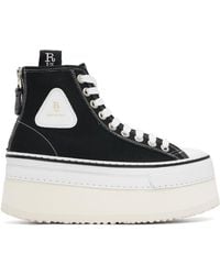 R13 - Courtney Platform High Top Sneakers - Lyst