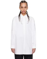 Casey Casey - Chemise atomless blanche - Lyst