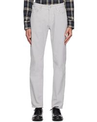 Officine Generale - Gray James Trousers - Lyst