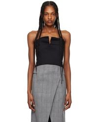 RECTO. - Cropped Camisole - Lyst