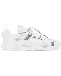 Dolce & Gabbana - Dolce&gabbana White Mixed-material Ns1 Sneakers - Lyst