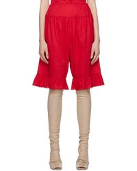 Colleen Allen - Ssense限定 レッド Victorian ブルマ - Lyst
