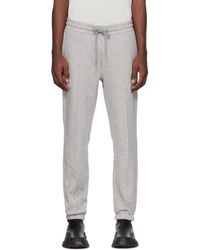 Moncler - Gray Drawstring Lounge Pants - Lyst