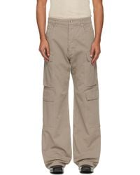 Rick Owens - Taupe Concordians Double Cargo Pants - Lyst