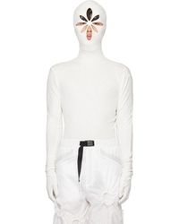 Kusikohc - Ssense限定 オフホワイト Mask Tight フーディ - Lyst