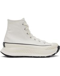 Converse - Off-white & Beige Chuck 70 At-cx Sneakers - Lyst