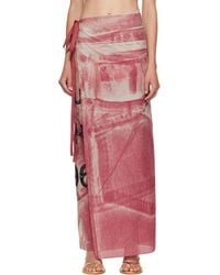 Acne Studios - Thin Printed Scarf - Lyst